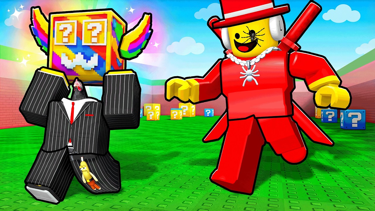 STEALING LUCKY BLOCKS FROM SAMMY...