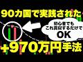 【スキャルピング】90カ国で実践された、1カ月で+970万円を実現した、FXトレード手法を解禁します。