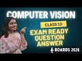 Computer Vision Class 10 AI | MCQ Questions &amp; Answers | CBSE Board Exam 2026