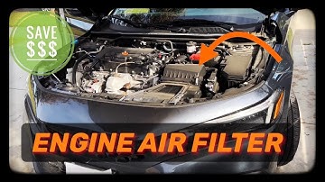 Honda Civic How To Change Engine Air Filter 2022, 2023 2024+