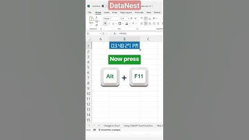 Digital clock in Excel #advanceexcel #excel #exceltricks #datascience #dataanalytics #vba