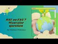 RSE ou ESG ? Mauvaise question.