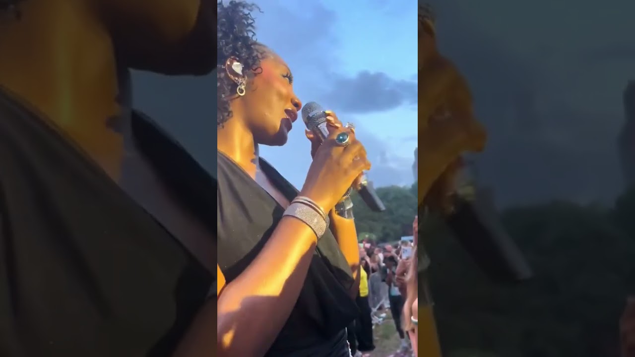 Tems Serenades a Fan at her performance at 7Fest, Netherlands 🇳🇱🥹 