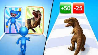 Monster Run Battle Squad & Dino Runner Evolution / All Level Gameplay: Android,iOS screenshot 5