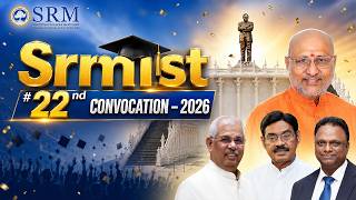 🔴LIVE : SRMIST 22nd CONVOCATION – 2026 | Dr.Paarivendhar | CP Radha krishnan | vnews27 | vendhartv