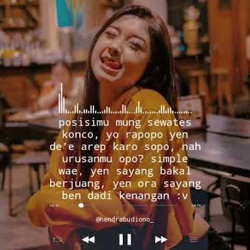 Story wa 30 detik . Mundur alon alon ..