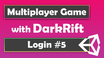 How to make a multiplayer game in Unity with DarkRift - Login #5