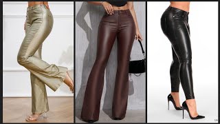Chic Leather Pants Outfits Bold, Stylish Timeless Looks