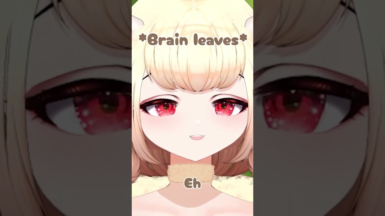 When your brain leaves to go on vacation  #vtuber #vtuberclips #envtuber #vtuberen  #funny #anime