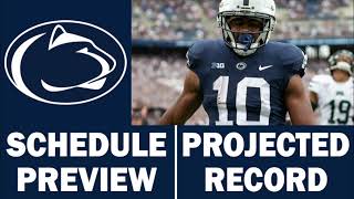Penn State Football 2023 Schedule Preview & Record Projection