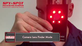 Spy Spot Bug Detector RF Lens Detector GPS Finder Camera Detector