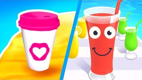 Juice Run Vs Coffee Stack Walkthrough Android/iOS Gameplay