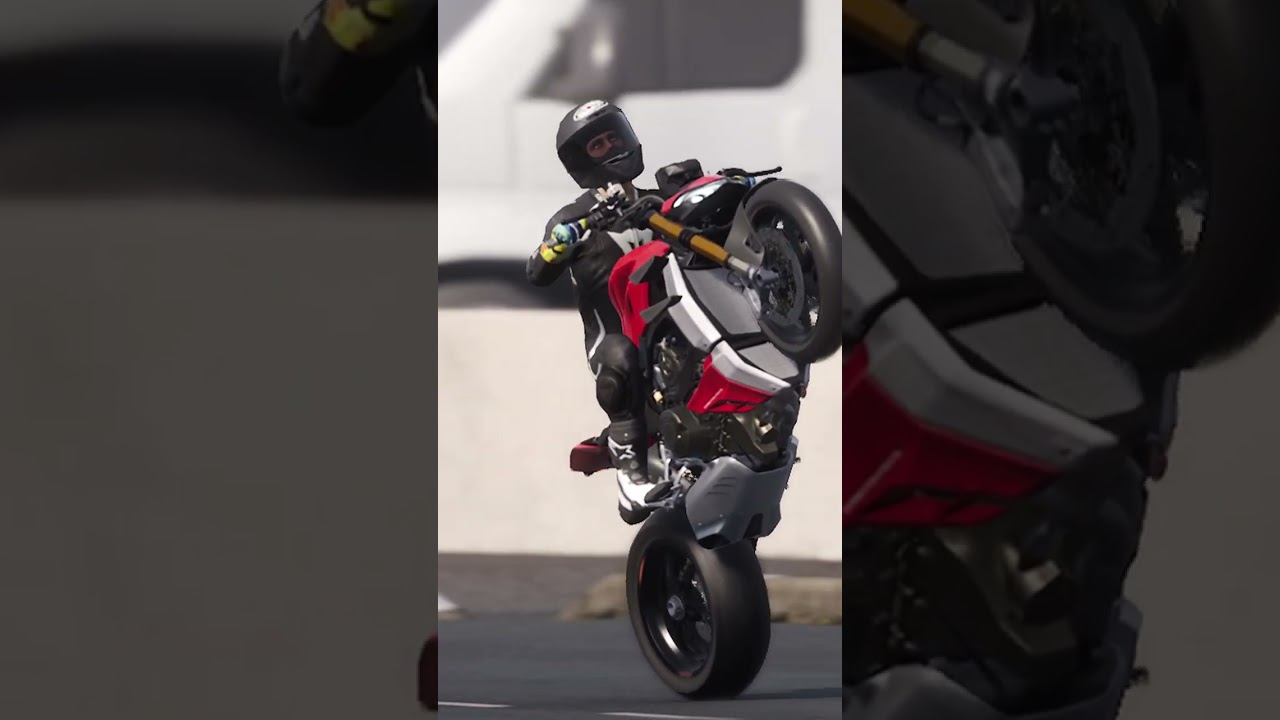 DUCATI Super Naked V4 S POWER | Best Stunts | 