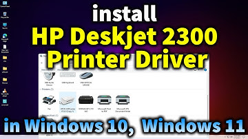 How to Download & install HP Deskjet 2300 series printer driver on Windows 10 or windows 11