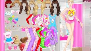 Dress Up Games  Celebrities  Barbie  Barbie Pajama Party Sleepover Dress Up Game screenshot 5