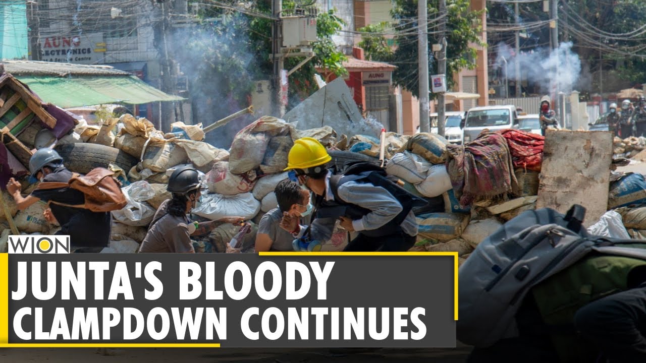 Myanmar Coup 1 Dead In Myanmar Military Crackdown World English News International Update Youtube