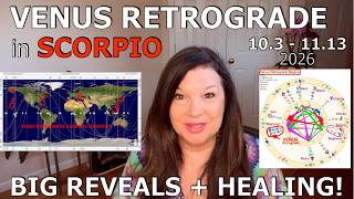 VENUS Retrogrades in SCORPIO [10.3.26] Epstein Files, Astrology Numerology - World AstroCartography