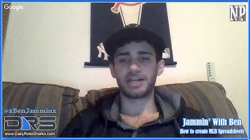 xBenJamminx MLB Basic DFS Video w/ Excel