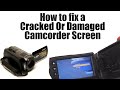 How to fix a cracked or damaged camera screen.