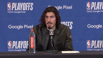 Jaime Jaquez Jr player of Heat postgame interview 04 21 2024