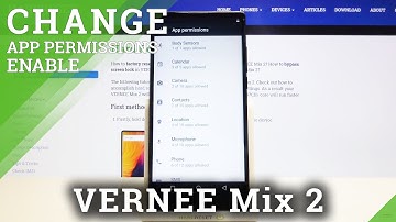 How to Operate App Permissions Manager in Vernee Mix 2 – Allow / Deny App Access
