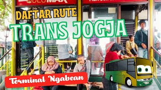 Daftar Rute Trans Jogja di Terminal Ngabean. Bisa ke Gamping, Godean, Giwangan, Bantul, & Jogokaryan