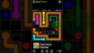 Famous #FlowFree Regular Pack 9x9 level 15 Wealth