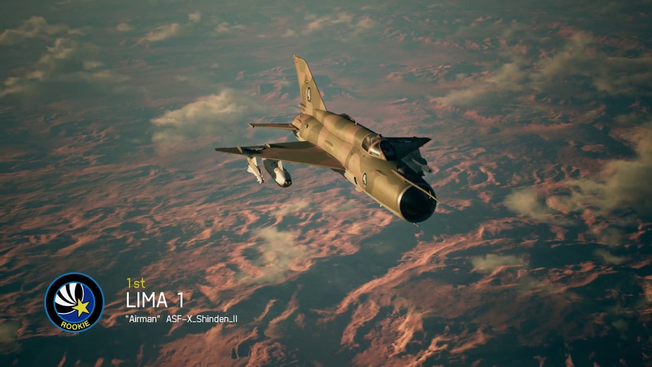 Ace Combat 7 Mp Roca Roja Deathmatch Mig 21 Sp Weapons Disabled Youtube