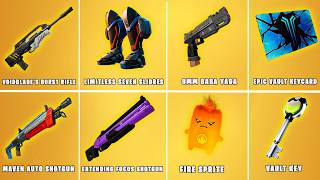 ALL MYTHIC ITEMS &amp; EXOTIC WEAPONS IN FORTNITE ! (Chapter 7 Season 2)