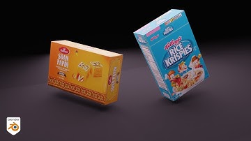 CEREAL BOX TEXTURING AND UV MAPPING||CGsepoy.com || BLENDER 3.0