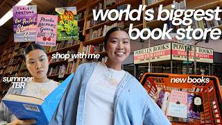 book shopping at the world's biggest bookstore 📚🛍️