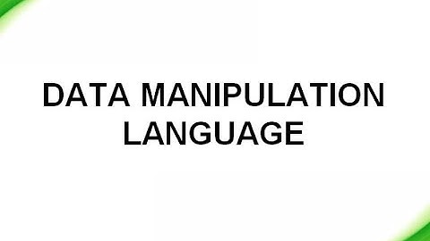 Data Manipulation Language| Insert command| Update command | Delete command in SQL .