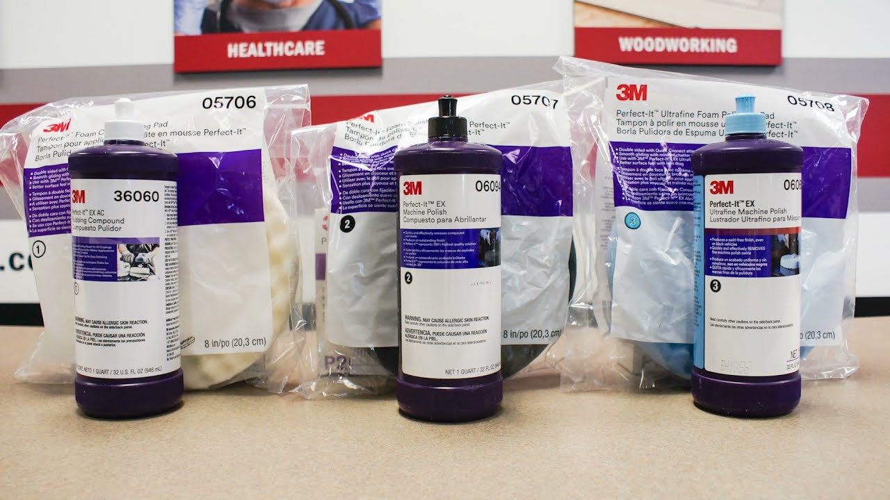 How To Polish Using 3M™ Purple Finishing Film With Trizact Polishing Papers  & Compounds 