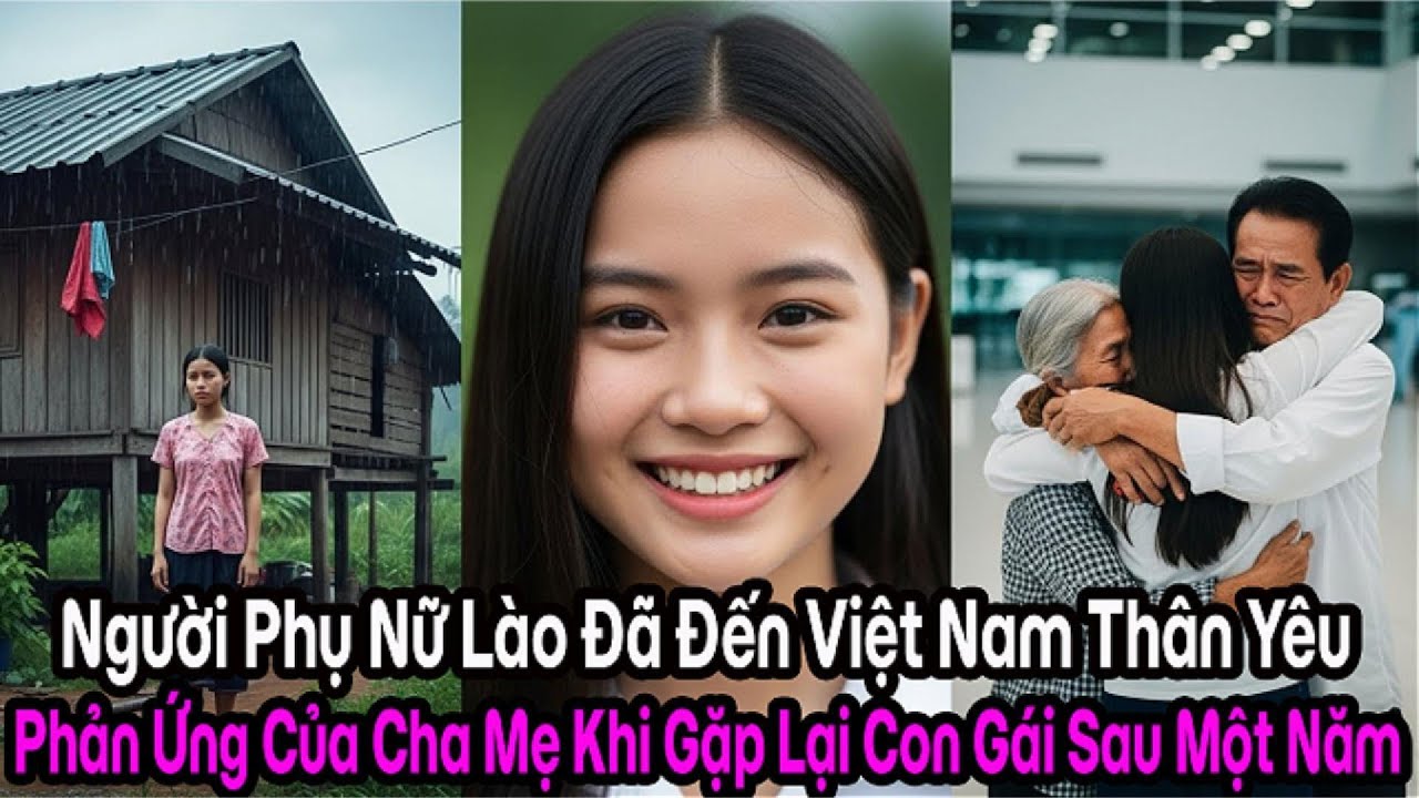 Sự thật sau 1 năm cô con gái người Lào lấy chồng Việt , cha mẹ già ngã quỵ, khóc nức nở khi gặp lại.