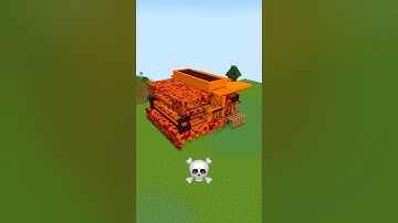 Minecraft Lava House Build Battle - Noob vs Pro vs Hacker vs God #shorts #minecraft