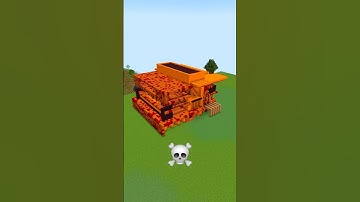 Minecraft Lava House Build Battle - Noob vs Pro vs Hacker vs God #shorts #minecraft