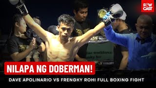 Dinurog Talaga! Dave Apolinario vs Frengky Rohi Full Boxing Fight | ZipSanman