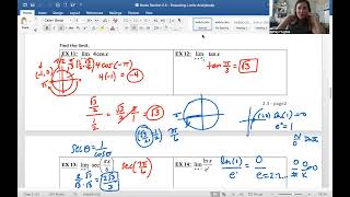 Finding Limits Analytically (limit properties, factoring, conjugate, trig limits) Lecture 2.3