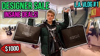 Spending $1000 at a Designer SALE!! (Shopping Spree)