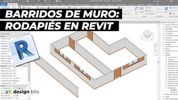 Rodapiés en REVIT: Rodapiés con la herramienta BARRIDOS DE MURO