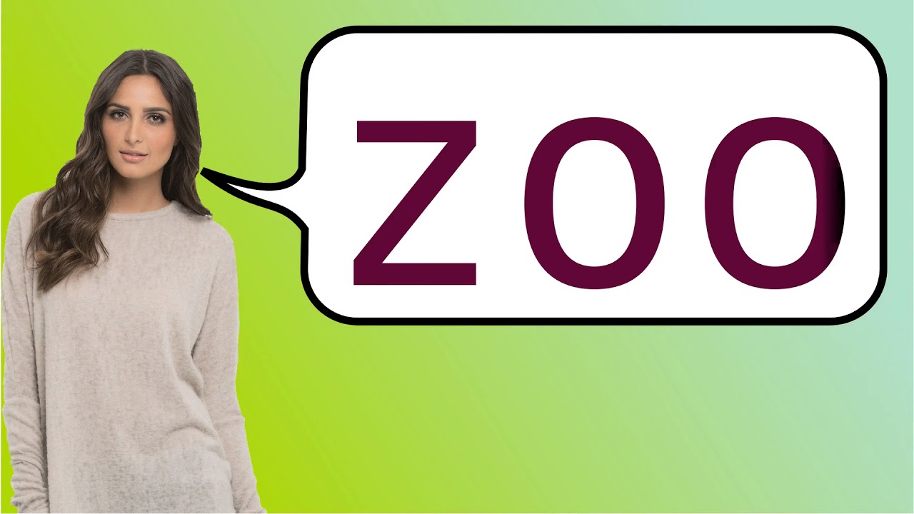 How to say 'zoo' in French? YouTube