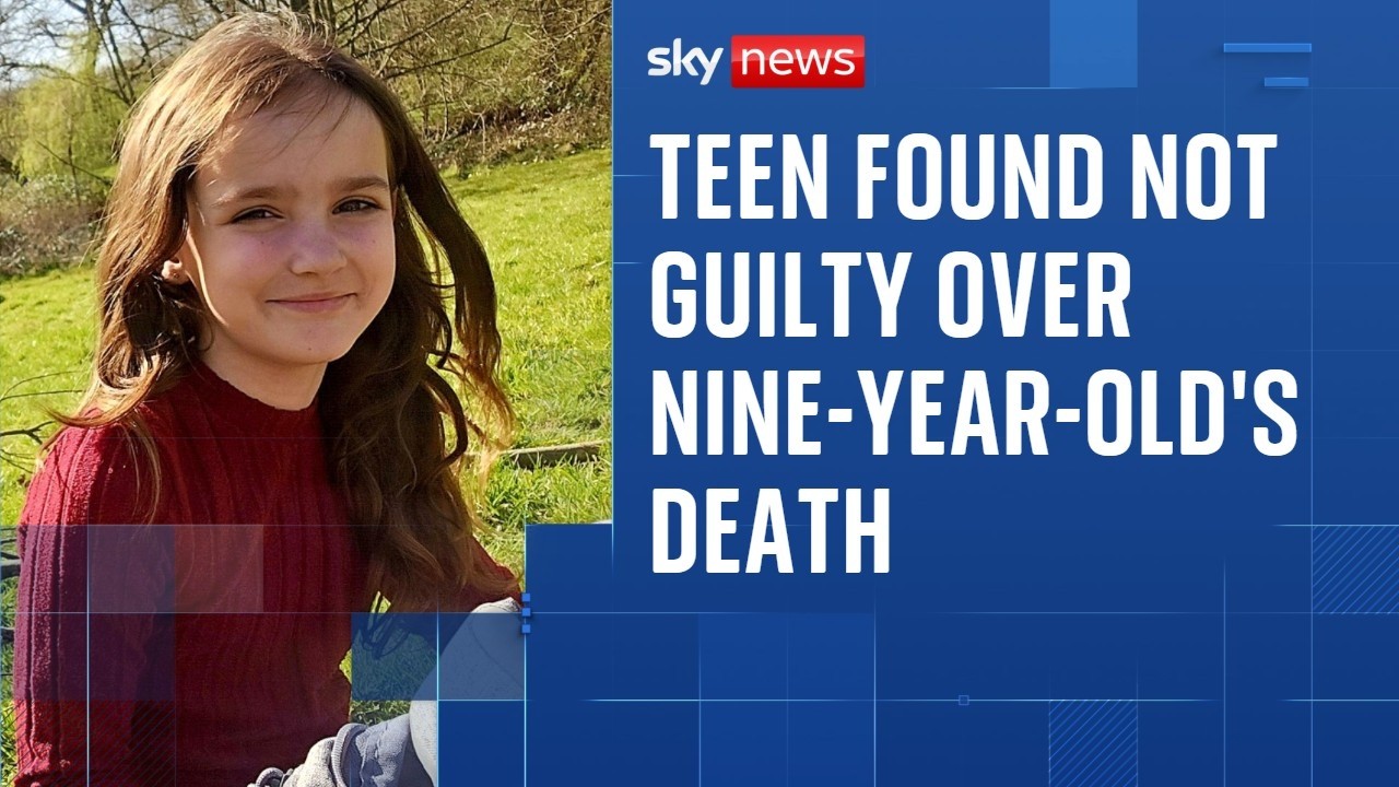 Teenage boy found not guilty of murdering nine-year-old Aria Thorpe
