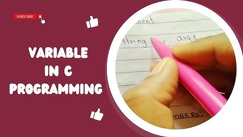 Understanding Variables in C Programming | Tamil Tutorial