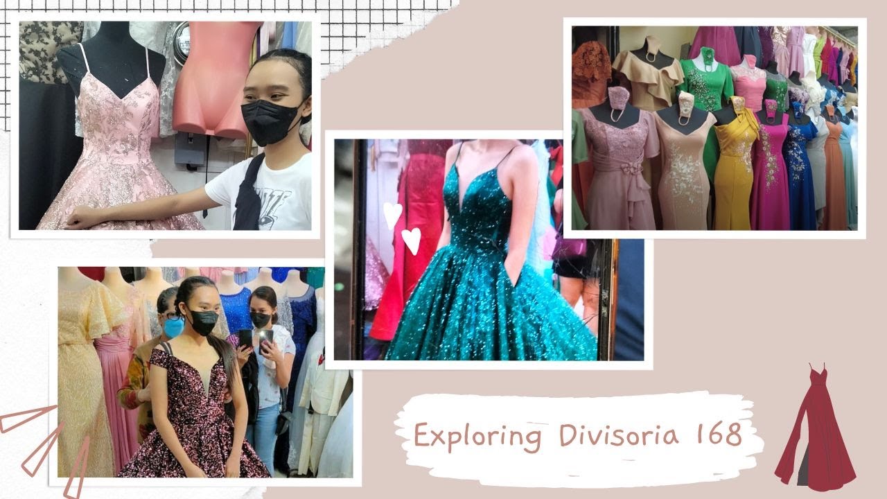 Filipiniana inspire Gowns& Debut Gown @ Divisoria - YouTube