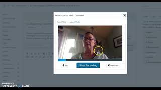 how to post an audio file in canvas discussion