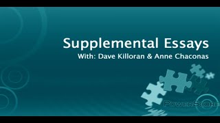 (7 of 9) PowerScore's Guide to Law School Admissions: Supplemental Essays