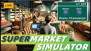 Supermarket Simulator Live! - It's New Release Day!  Episode 1