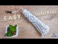 How to make Macrame Tassel with Square Knot [ EASY ]