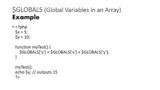 Details 4. Building Blocks of PHP Continue - 14. Super Global Variables Guide