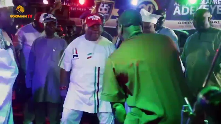 Governor Ademola Adeleke Shows Off His Dancing Skills With K1 De Ultimate